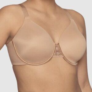 Vanity Fair Full Figure Underwire Smoothing Bra Size 42 DD Style 76380 NWOT